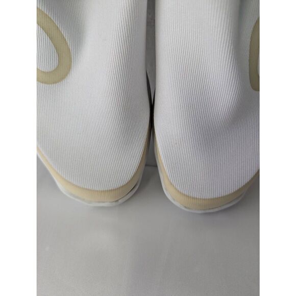 Oofos OOmg eeZee Low Mens Size 11.5 Slip-On‎ Shoes Knit White Recovery Comfort - Picture 3 of 7